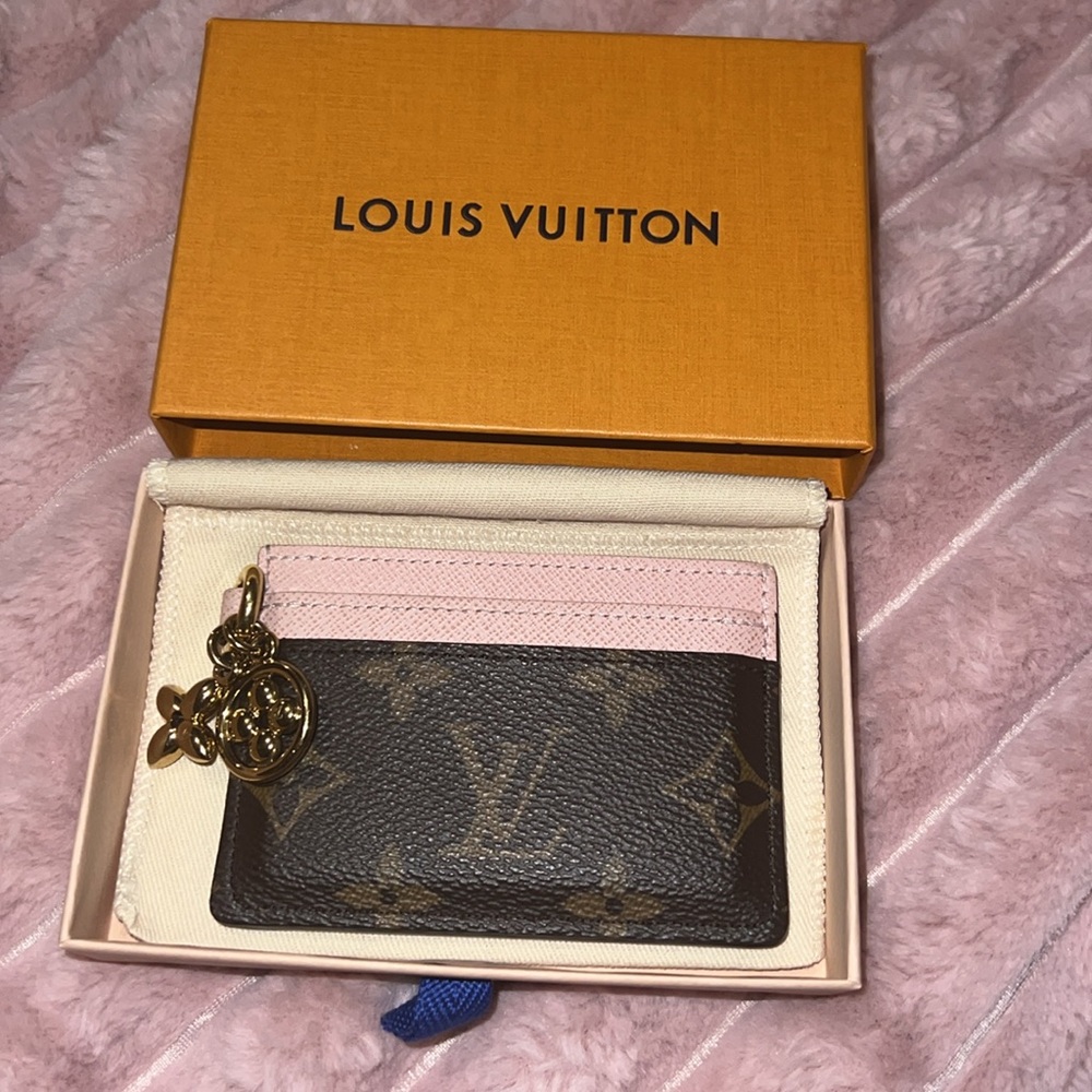 Louis Vuitton Charms Card Holder Monogram EUC